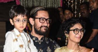 PIX: Aamir parties with Sanjay Dutt, Sunny Leone
