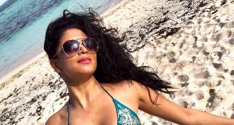 PIX: Kavita Kaushik's Mauritius holiday