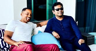 Why's Rahman hanging out with Will Smith?