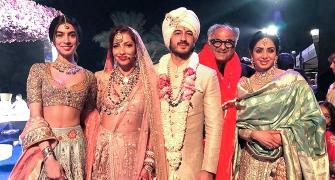 PIX: Sridevi looks gorgeous at Mohit Marwah's wedding!