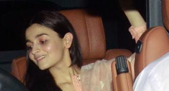 PIX: Alia Bhatt watches Sanju with Ranbir