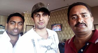 Spotted: Sonu Nigam in Chennai