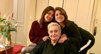 Priyanka catches up with Rishi Kapoor in New York