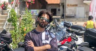 PIX: Shahid's motorcycle diaries!