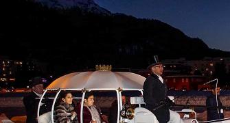 Pix: Akash Ambani and Shloka Mehta party in Switzerland