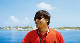 PIX: Vivek Oberoi's Maldives vacation