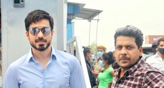 Emraan works hard on a HOT winter day!
