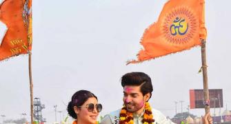 Why are Debina and Gurmeet in Ayodhya?