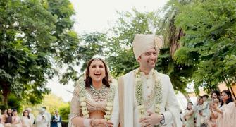 First Pictures: Parineeti Weds Raghav
