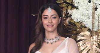 Ananya Dazzles At Manish's Diwali Party