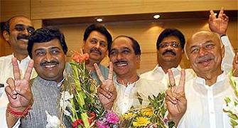 Congress celebrates victory in Maharashtra