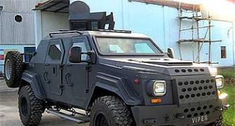 India's first anti-terror armoured vehicle unveiled