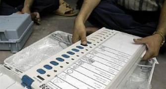 Row erupts after EVM in MP just votes for BJP