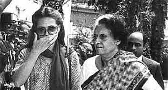 Not afraid, I'm Indira Gandhi's daughter-in-law : Sonia