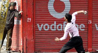 In Kashmir, pelting stones for a price