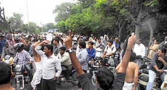 AP day celebrations marred by Telangana protests