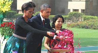 PHOTOS: Obama pays tribute to his Indian hero