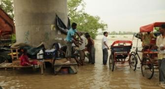 Yamuna level rises, areas in Delhi flooded