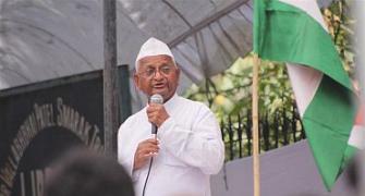 Advani's 'yatra' designed to derive political mileage: Hazare