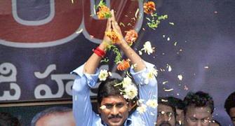 IMAGES: Overwhelming support for Jagan's fast