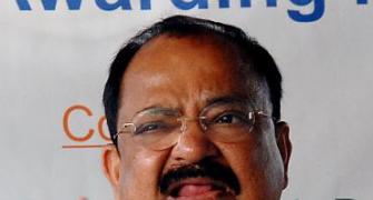 Shocking that Cong doesn't have courtesy to greet Modi: Naidu