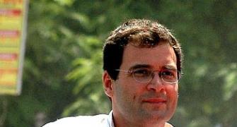 Rahul holds road show in Varun's seat ahead of filing nomination