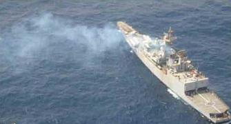 IN PIX: INS Godavari foils another piracy attempt