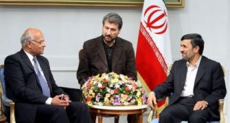 Indian NSA Menon meets Iranian President