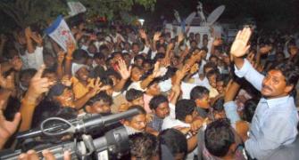 Thumping win for Jagan, mother in AP by-polls 