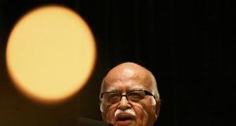 Don't regret action against BJP leaders in K'taka: Advani