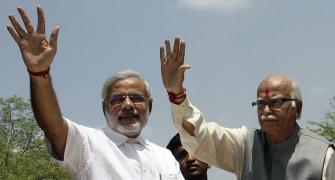 Modi's name has influenced poll verdict like never before: Advani