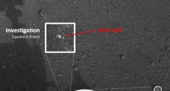 Mars rover's laser instrument hits first martian rock
