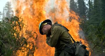 IN PHOTOGRAPHS: Wildfires wreck havoc in US