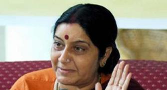 Swaraj file nomination from Vidisha; hopes for a big win
