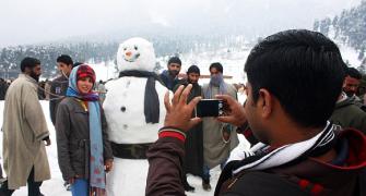 IN PICS:  Snow festival begins in Pahalgam