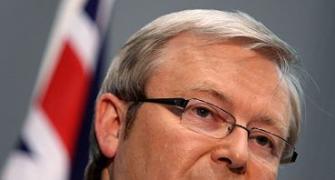 Ex-Aus PM Rudd quits as FM; slams Gillard