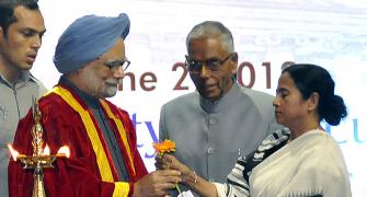 In PHOTOS: When PM, Mamata came face to face
