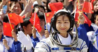 In PHOTOS: China's first woman astronaut soars into space