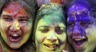 HOLI HAI!! Colourful images from across the world