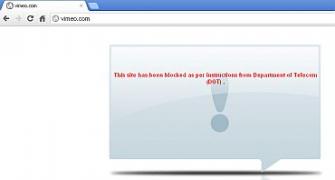 Video sharing website Vimeo.com blocked in India