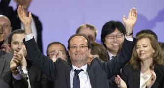 PHOTOS: Socialist Hollande is new French president