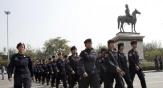 Thai police stage rare protest, demand right to fight back