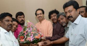 Manohar Joshi, Ramdas Athawale meet Uddhav Thackeray