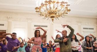 In PHOTOS: Michelle Obama's Bollywood Diwali bash