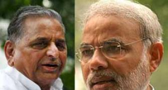 My leader strongest: Modi, Mulayam set for face-off in UP