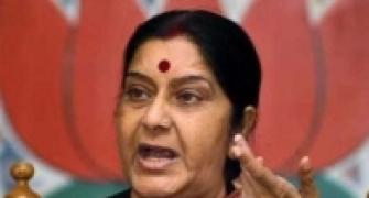 Did not support bill on tainted MPs, govt is dishonest: Sushma