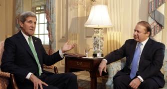 Sharif meets US Secretary of State Kerry, talks counterterrorism