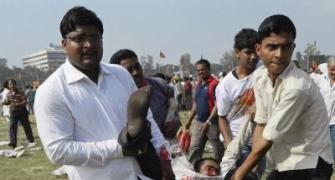 Was a human bomb used in Patna blasts?