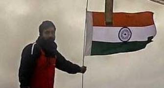 Hoisting the Indian flag where no one else has