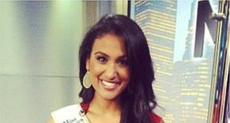 Miss America's relatives in Andhra celebrate her win